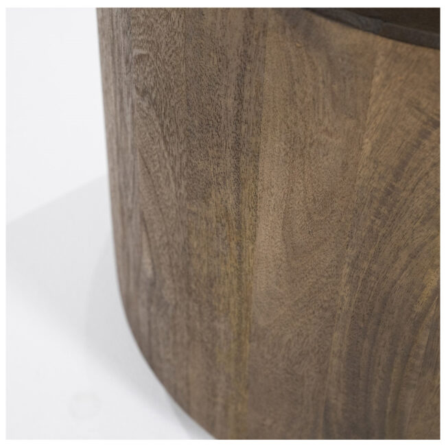 SIDE TABLE ZAYN BROWN 45X45X43CM - Image 3