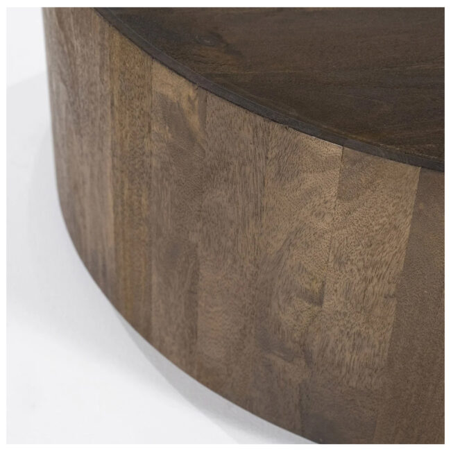 COFFEE TABLE ZAYN BROWN 80X80X30CM - Image 3