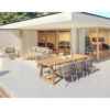 DALIAS DINING CHAIR WHITE WITH 2 CUSHIONS - Image 4