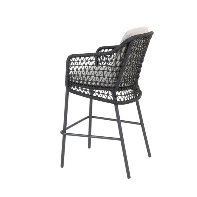 TRAMONTI BAR CHAIR ANTHRACITE W/ 2 CUSHIONS - Image 11