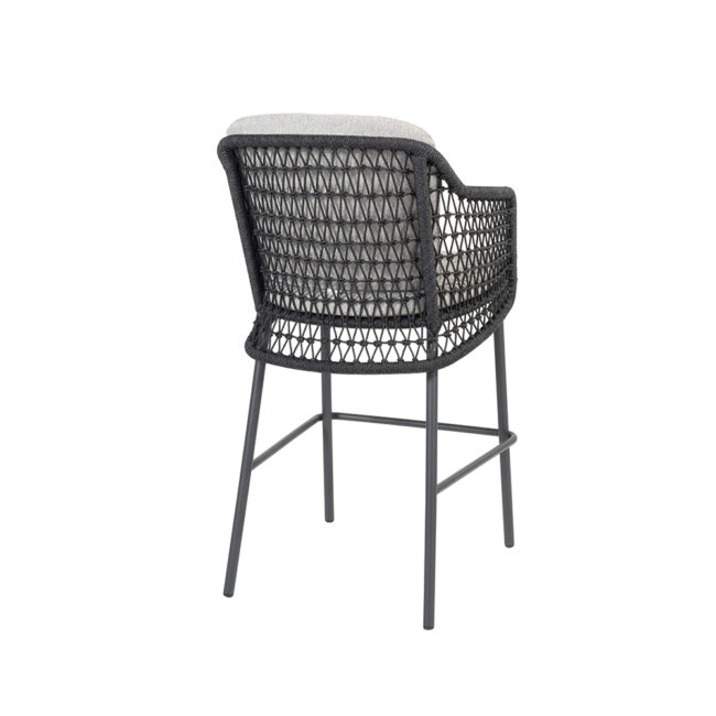 TRAMONTI BAR CHAIR ANTHRACITE W/ 2 CUSHIONS - Image 12