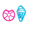 COOKIE CUTTERS DONUT N ICE CREAM CONE 2PCS - Image 2