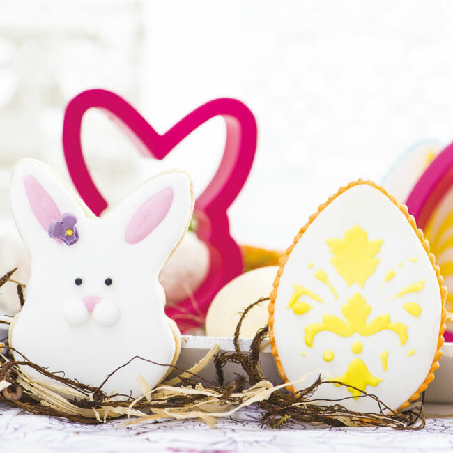 PLASTIC CUTTERS EGG N BUNNY FACE 2PCS - Image 4