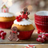 BON BON BAKING CUPS METALLIC RED 27X17MM - Image 2