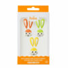 SUGAR DECORATIONS FUNNY BUNNY 9PCS
