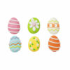 SUGAR DECORATIONS EASTER EGGS 6PCS - Image 2