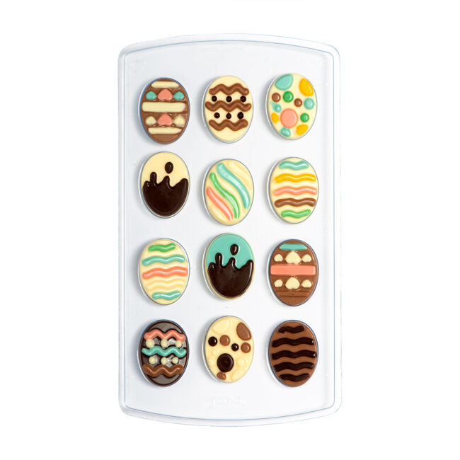 SET OF THERMOFORMED EGGS MOULD 15X26CM