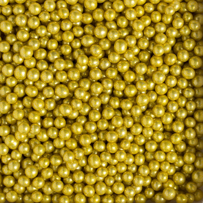 SUGAR PEARLS GOLD 100GR - Image 3