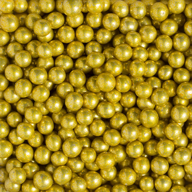 SUGAR PEARLS MAXI GOLD 100GR - Image 3