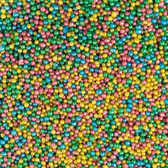 SUGAR NONPAREILLES METALLIC MIXED COLOR 100GR - Image 3