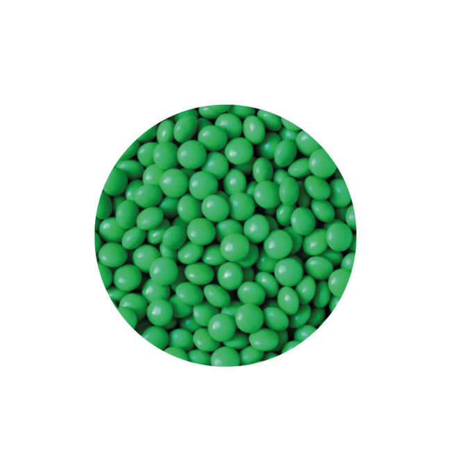 MINI LENSES LEAF GREEN MILK CHOCOLATE 80GR - Image 3