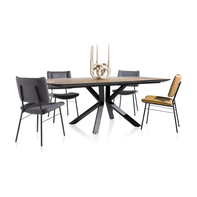 DINING CHAIR TATUM PALA ANTHRACTIVE  49X62X88CM - Image 3