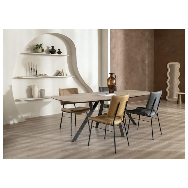 BARCHAIR TATUM ANTHRACITE 44X57X101CM - Image 4