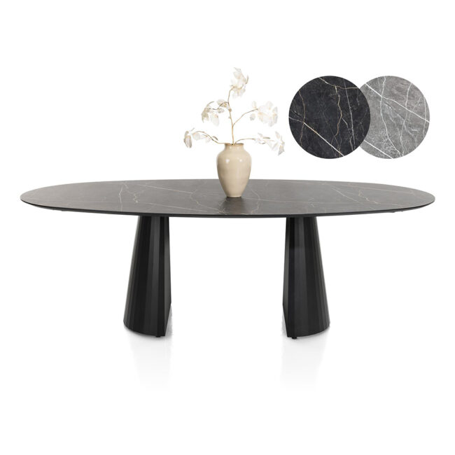 DINING TABLE ARABAX ONYX 210X120X77CM - Image 3