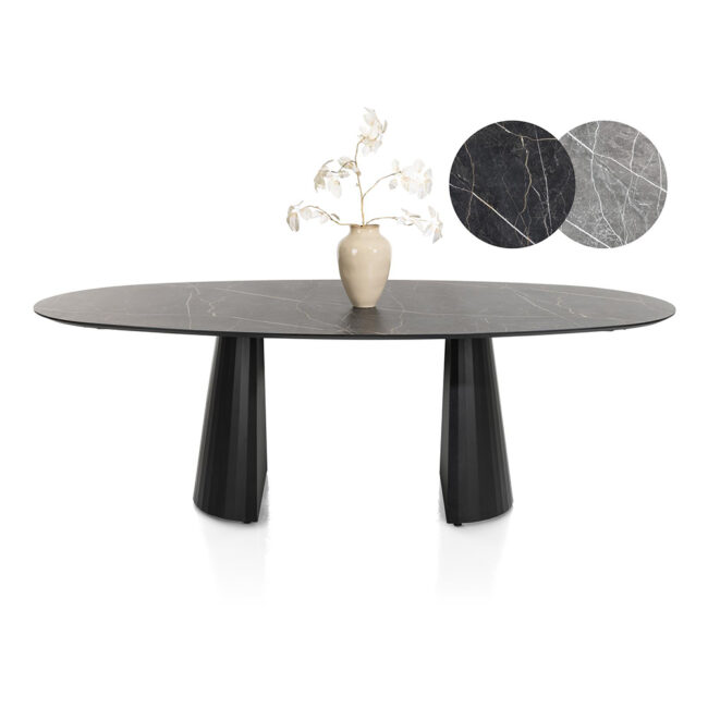 DINING TABLE ARABAX ONYX 240X120X77CM - Image 3