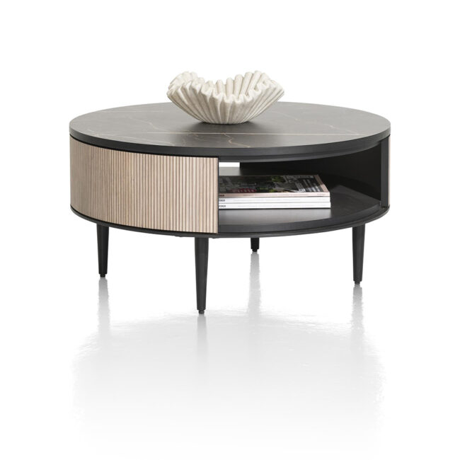 COFFEE TABLE ARAMON NATURAL 75X75X35CM - Image 3