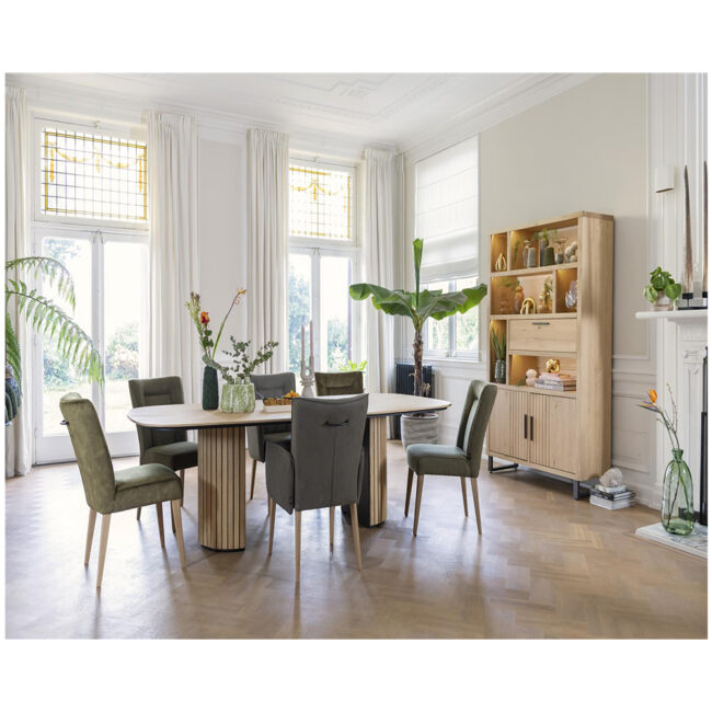 DINING TABLE PAVIE OVAL NATURAL 240X120X77CM - Image 3