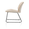 DINING CHAIR RAVI BLACK FRAME BEIGE 48X63X88CM - Image 2