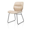 DINING CHAIR RAVI BLACK FRAME BEIGE 48X63X88CM