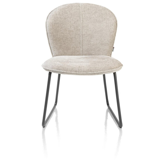 DINING CHAIR RENZO VULCANO BEIGE 49X63X89CM - Image 4