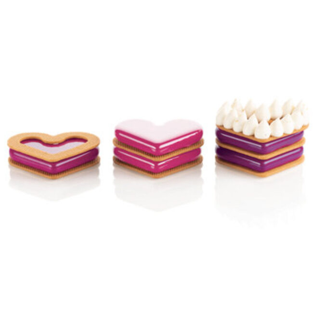 SILICONE MOULD MINI LOVE STORY 80X66MM