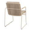 PARMA STACKING CHAIR LATTE WITH 2 ALL WEATHER CUSHIONS - Image 8