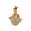 BIRD VASE PISTACHE TUBE 16X17CM