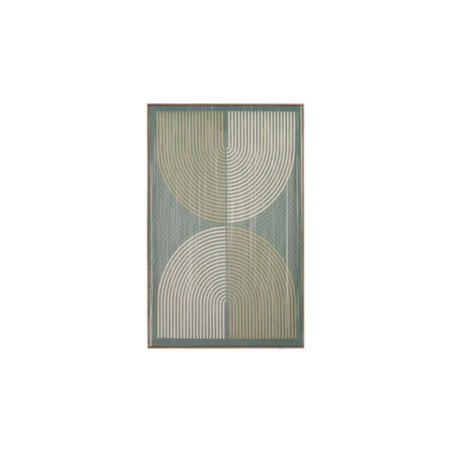 PAINTING WIRE ABSTRACT GREEN ASSORTED 56X85CM - 1PC - Image 3