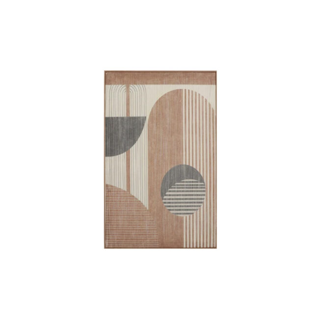 PAINTING WIRE ABSTRACT BROWN ASSORTED 56X85CM - 1PC - Image 3