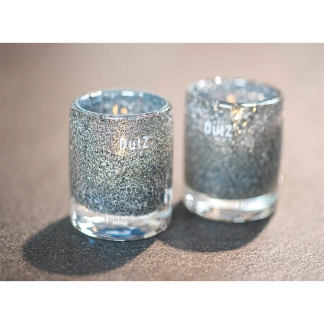 CYLINDER GALAXY BLUE BUBBLES 9X9X10CM - Image 3