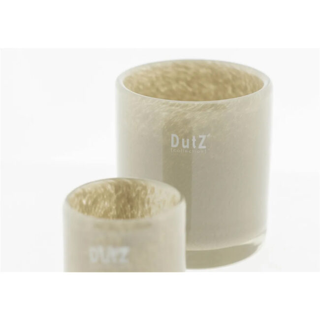VASE VOTIVE TAUPE 10X10X10CM - Image 3