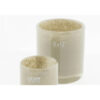 VASE VOTIVE TAUPE 7X7X7CM - Image 3