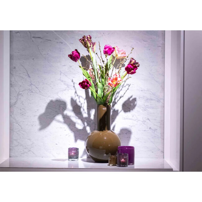 VOTIVE LIGHTBROWN 7X7X7CM - Image 4