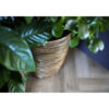 VASE ELEGANT LOW RIB NL BLACK GOLD 46X46X58CM - Image 3