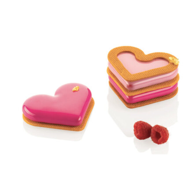 SILICONE MOULD MINI LOVE STORY 80X66MM - Image 3