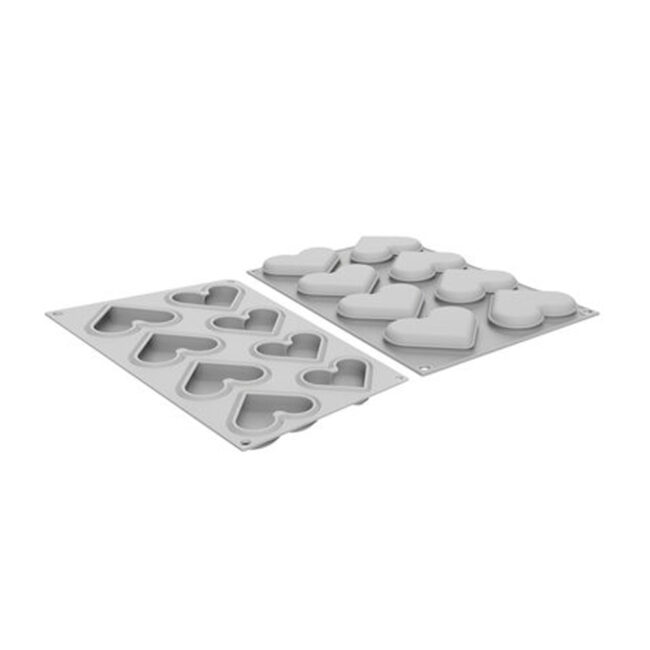 SILICONE MOULD MINI LOVE STORY 80X66MM - Image 4