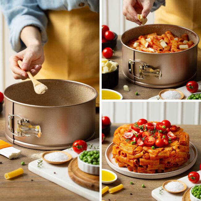 NONSTICK SPRINGFORM PAN GOLD 16.5X10CM - Image 3