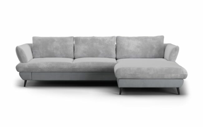 SOFA BED BALOU RIGHT SIDE MIRACLE STONE 281X181X70CM - Image 3