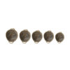 SET OF 5 BASKET SEAGRASS NATURAL WITH PLASTIC - Image 2