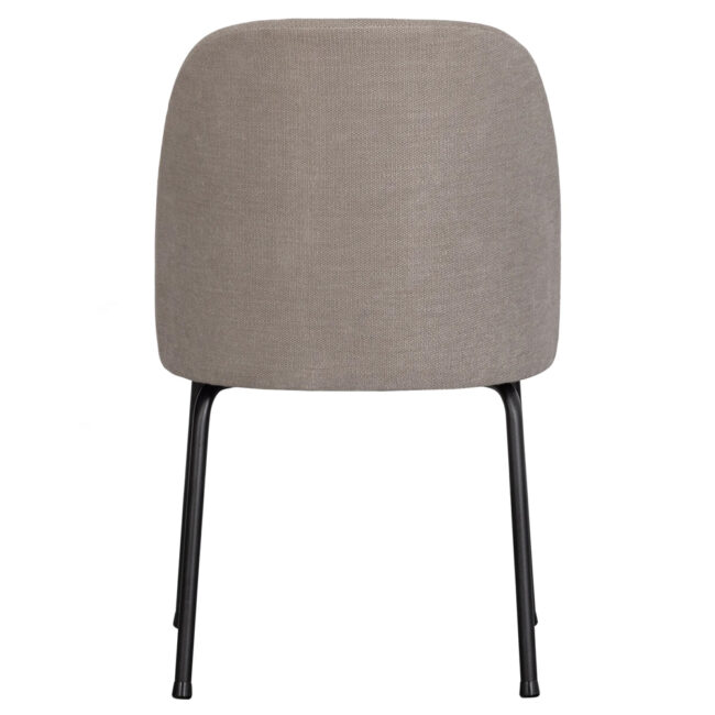 VOGUE DINING CHAIR WOVEN FABRIC SAND 50X57X83CM - Image 5