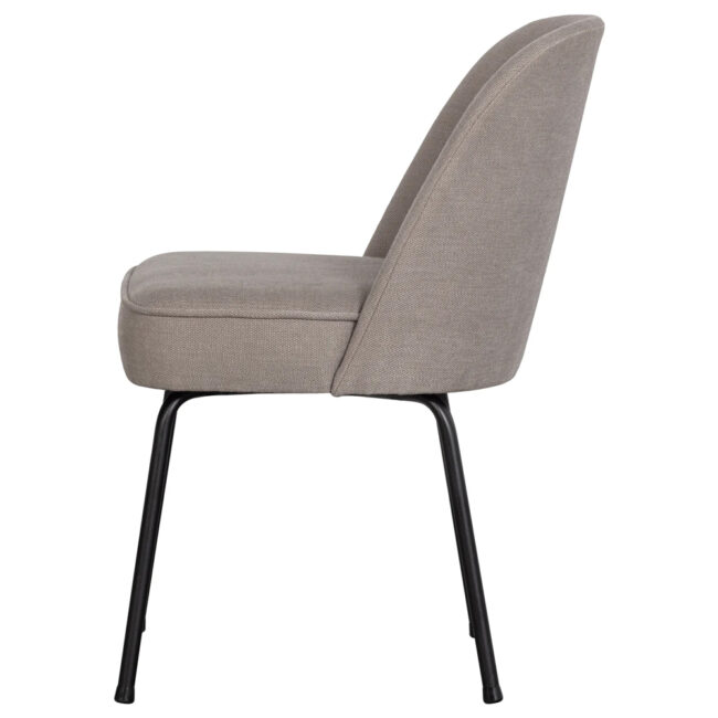 VOGUE DINING CHAIR WOVEN FABRIC SAND 50X57X83CM - Image 3