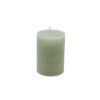 PILLAR CANDLE LIGHT GREEN 7X10CM