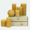 PILLAR CANDLE NATURAL 7X10CM - Image 2