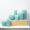 PILLAR CANDLE MINT 7X10CM - Image 2