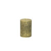 PILLAR CANDLE GOLD 7X10CM