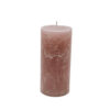 PILLAR CANDLE ANTIQUE PINK 7X15CM