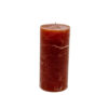 PILLAR CANDLE COGNAC 7X15CM