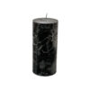 PILLAR CANDLE BLACK 7X15CM