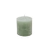 PILLAR CANDLE LIGHT GREEN 9,6X10CM