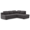 SOFA BED LORENA RIGHT SIDE ORLANDO GRAPHITE 271X218X80CM